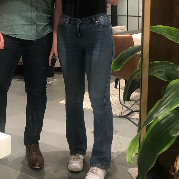 High Waisted Narrow Bootcut Jeans (Revolve) - Picture 2 of 6